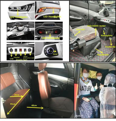 60V 1500W 3 Roda Roda Tiga Dewasa 80Ah LiFePo4 Baterai Trike Penumpang Listrik