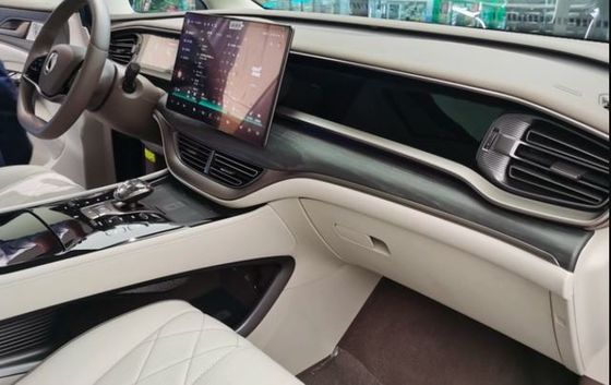 Denza D9 MPV EV Mobil 571nm baterai besi lithium 4WD SUV Listrik 180km / jam