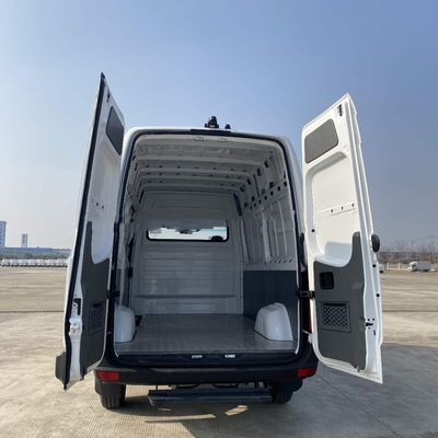 4 Doors Electric Cargo Vans Auto 110km/H 288km Untuk Transportasi