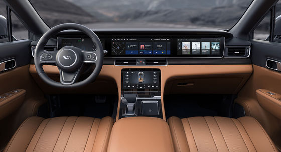 220km/h Plug In Hybrid SUV Jarak 700Km Empat Layar Mobil Listrik Enam Tempat Duduk