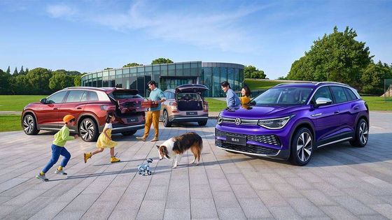 Mobil Listrik Besar VW ID6X 617km Jarak Jauh Kendaraan SUV Listrik Murni 160km/jam