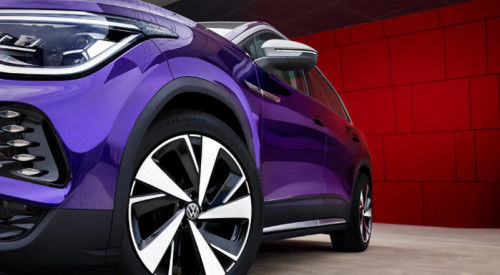 Mobil Listrik Besar VW ID6X 617km Jarak Jauh Kendaraan SUV Listrik Murni 160km/jam