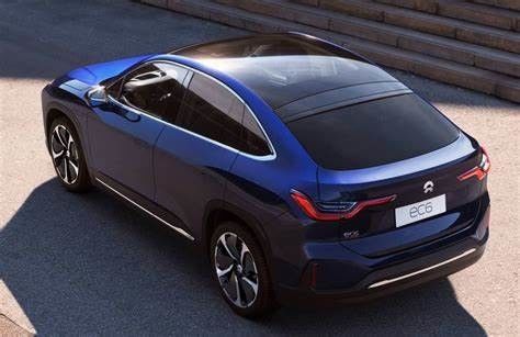Nio EC6 Mobil Listrik Berperforma Tinggi 75kwh 5 Pintu Kendaraan Listrik Menengah 465Km