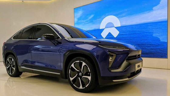 Nio EC6 Mobil Listrik Berperforma Tinggi 75kwh 5 Pintu Kendaraan Listrik Menengah 465Km
