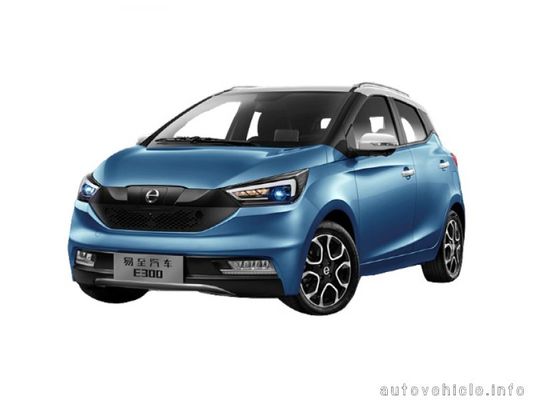 100km / h Mobil Listrik Berkecepatan Cepat JMC EV3 Energi Baru EV Car Sedan 302km NEDC