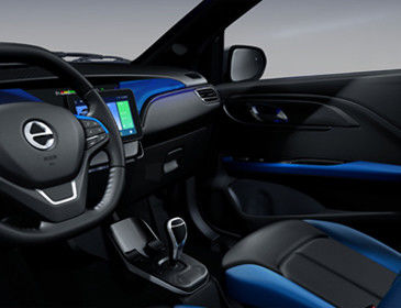 100km / h Mobil Listrik Berkecepatan Cepat JMC EV3 Energi Baru EV Car Sedan 302km NEDC