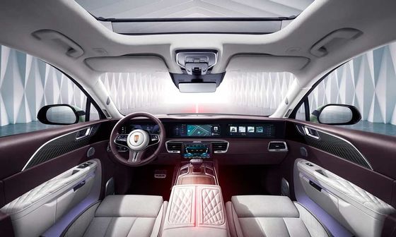 Deluxe Mobil Listrik Besar SUV Hongqi E-HS9 120kWh Jangkauan 660km