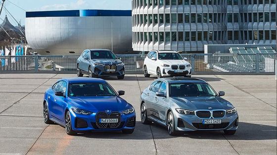 Mobil EV Jarak Jauh 180km / H Kecepatan Tinggi Mobil Listrik BMW I3 526km 4 pintu 5 kursi