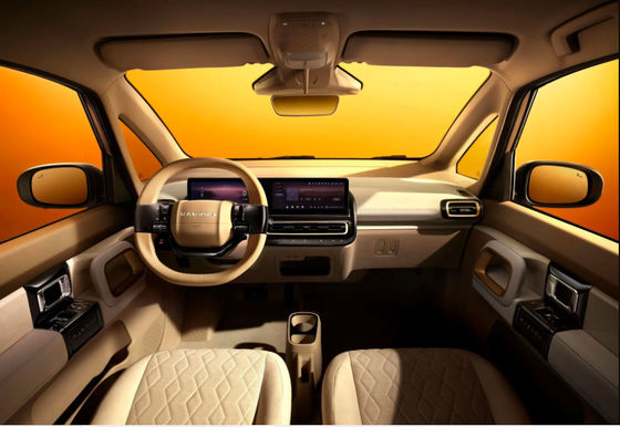 Mobil SUV Listrik Kecil Dewasa Otomatis Baojun Kiwi Kecepatan Tinggi Energi Baru 105km / jam