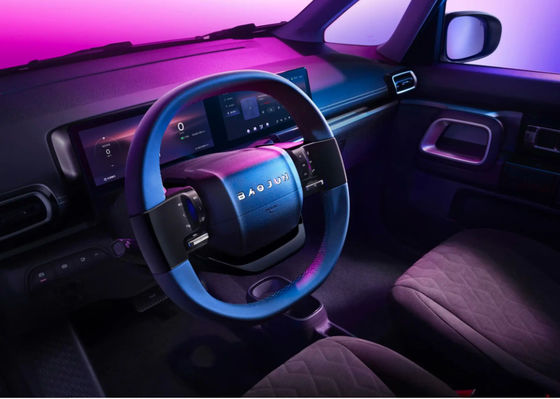 Mobil SUV Listrik Kecil Dewasa Otomatis Baojun Kiwi Kecepatan Tinggi Energi Baru 105km / jam