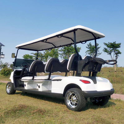 30km/H - 50km/h 4 Wheel Electric Golf Cart Baterai Lithium 6 Seater Golf Buggy