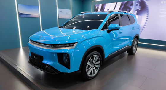 New Energy Electric SUV besar Ruilan 9 Mobil Keluarga Listrik 7 kursi 163km/h