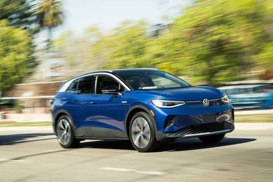 Mobil EV Jarak Jauh 607km SUV Kompak Volk Swagen Id 4X 160km/jam