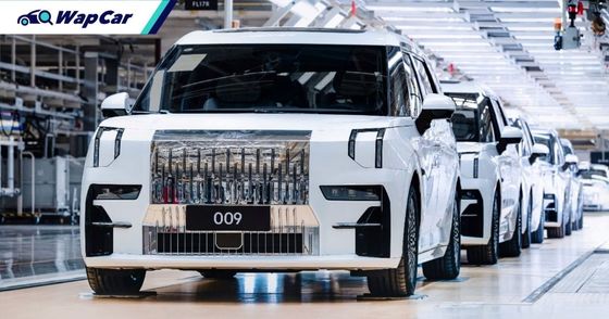 702km - 822km Jarak Jauh EV Mobil Zeekr 009 Kendaraan MPV Listrik