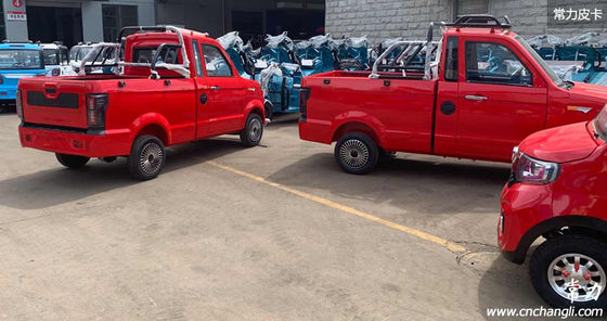 Kendaraan Ikonik 2 Pintu 2 Kursi Mobil Pickup Listrik Cina Untuk Berbagai Fungsi