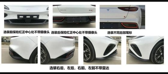 64.27kwh Baterai Mengoperasikan Kendaraan @ NEZHA GT 560km Range Energy Saving 2 Pintu 4 Seat Hardtop Sports Car