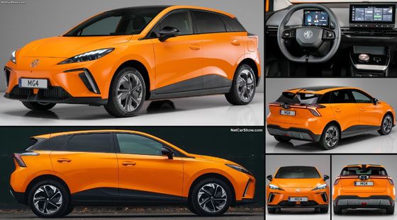 New Energy 2024 kendaraan listrik murni terpanas MG4 EV dengan 250N.m Torsi Max. 986l Extra Large Trunk Space