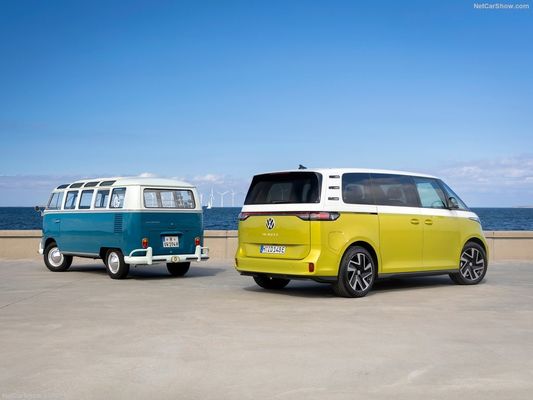 VW klasik camper MPV Volkswagen ID Buzz. 2023-listrik robort ruang besar praktis untuk keluarga