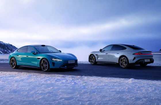 Brand New Xiaomi SU7 Sedan 475kW Atau 664bhp Kekuatan 165mph Kendaraan Energi Baru