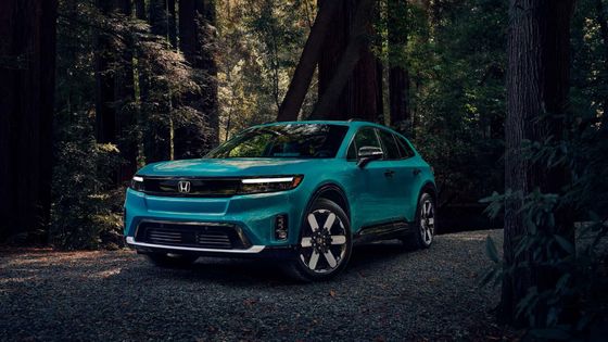 Mobil Ev baru 2024 Honda Prologue EV Crossover dengan posisi rendah, lebar, jarak roda panjang