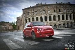 2024 FIAT 500e FWD Mobil listrik mini baterai 42kwh dengan kecepatan tertinggi 94mph