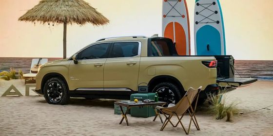 Truk EV baru 2024 Radar RD6 allwheel drive pickup dengan daya 200kW dan torsi 384Nm