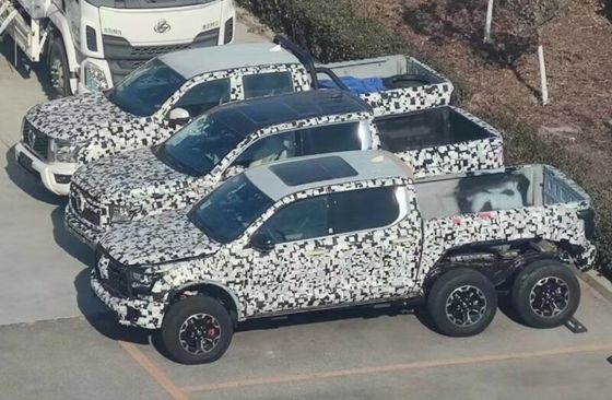 Tembok Besar Shanhai Canon pickup EV Mobil Raja dari truk pick-up Cina