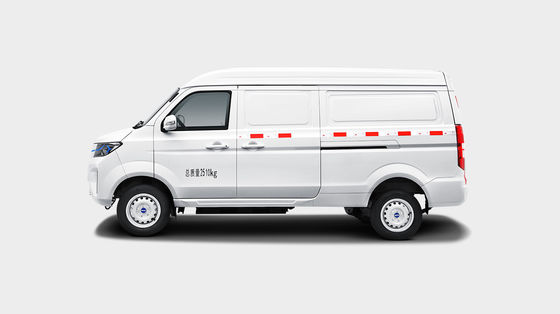 SRM 2023 Good Luck Standard Edition Box Container Electric Mini Cargo Van dengan jangkauan 248km dan pintu geser & ruang besar