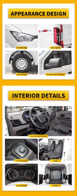 2024 New Vanvoiture Electrique Kendaraan Energi Baru Carros Electric Cargo Mini Van Baru Gonow Shuailing 260km 60kw