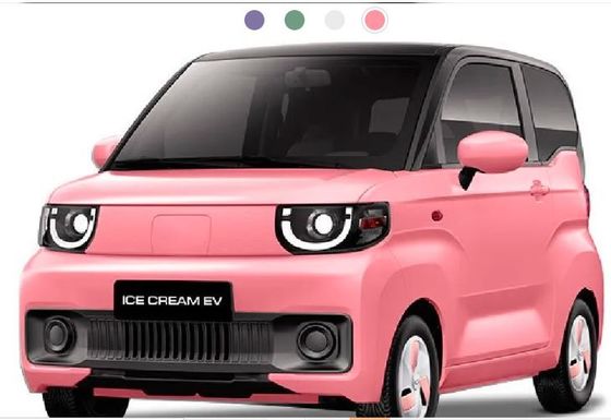 Mobil listrik yang nyaman dan praktis- Chery QQ Ice Cream Qirui 2024 170km 205km 3 pintu 4 kursi Mini EV Minicar