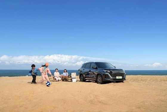 PHEV terbaru SERES Berkinerja Tinggi Medium Size 7 Seat Plug In Hybrid SUV SERES LANDIAN E5