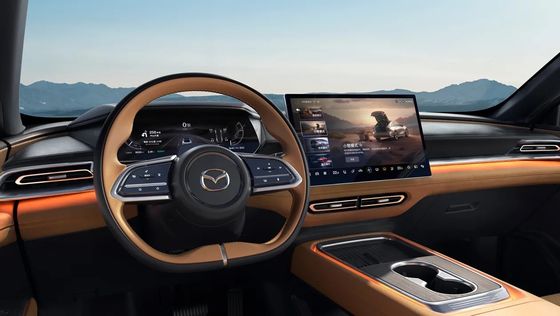 Kendaraan listrik murni pertama Mazda EZ-6 adalah sedan roda belakang yang ramping dengan