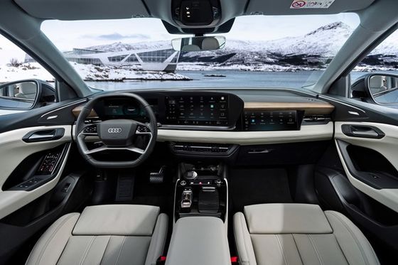 Jangkauan panjang dengan super cepat 270kw pengisian daya & peralatan murah hati di Audi Q6e-tron kendaraan listrik murni 285kw daya