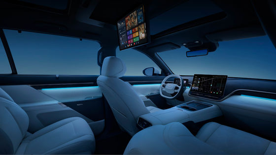 2024 NEWEST Electric Vehicle Dongfeng Eπ 008 EV EREV 210km CLTC 5 pintu 6 kursi SUV 200KW Motor Power