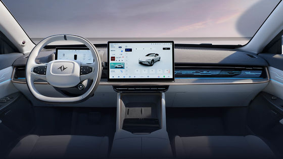 2024 kuat Dongfeng Eπ 007 200Pro EREV 200km CLTC 160kw motor daya 310N.m Torsi dengan 7.2s 0-100km / h akselerasi