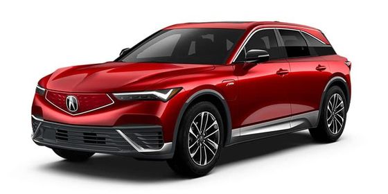 high performance electric car 2024 Acura ZDX A-spec with 340 horsepower 325 miles range