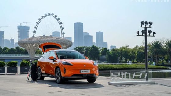 2023 The GAC Aion's Hyper HT Fastback SUVRWD Battery Swap Version With Gull Wing Doors, 245 Hp, 550 Km Of Range