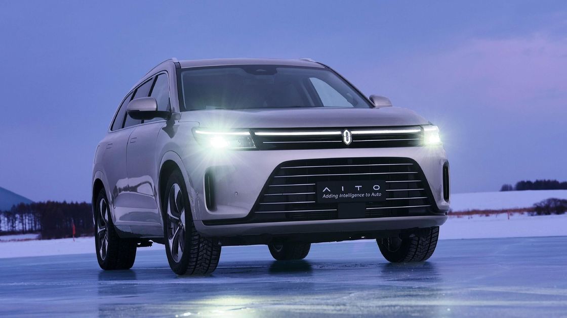 Mobil Listrik Besar 1.5T Bensin Listrik Hibrida 200km/H HUAWEI AITO M7 SUV