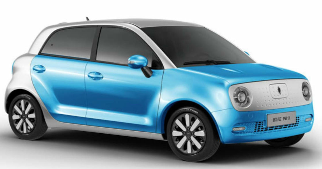 Mobil Mini EV Berkecepatan Tinggi Energi Baru Changcheng Ora R1 Kendaraan Penggerak Tangan Kiri