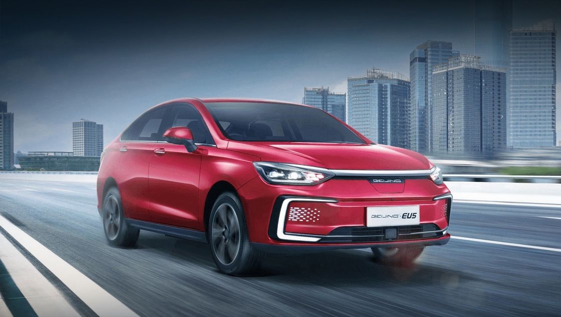 BAIC Electric SUV Second Hand Beijing EU5 Plus R600 Bekas Mobil Penggerak Tangan Kiri