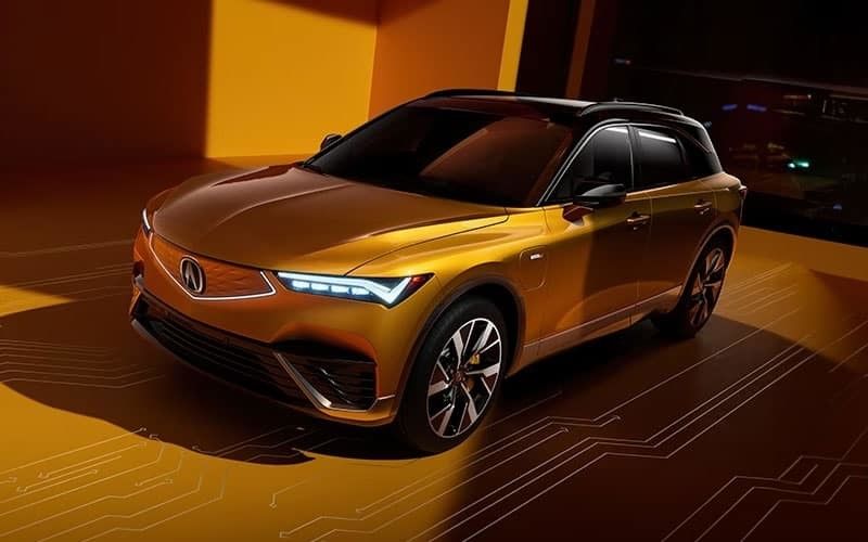 mobil listrik berkinerja tinggi 2024 Acura ZDX A-spek dengan 340 tenaga kuda 325 mil jangkauan