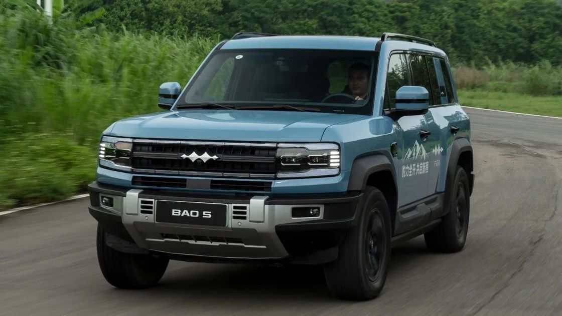 Yang Terbaru Diluncurkan BYD Leopard FANGCHENGBAO 5 2024 PHEV Mobil Listrik 4.8s 0-100km/h Akselerasi 125km CLTC EV CAR BARU