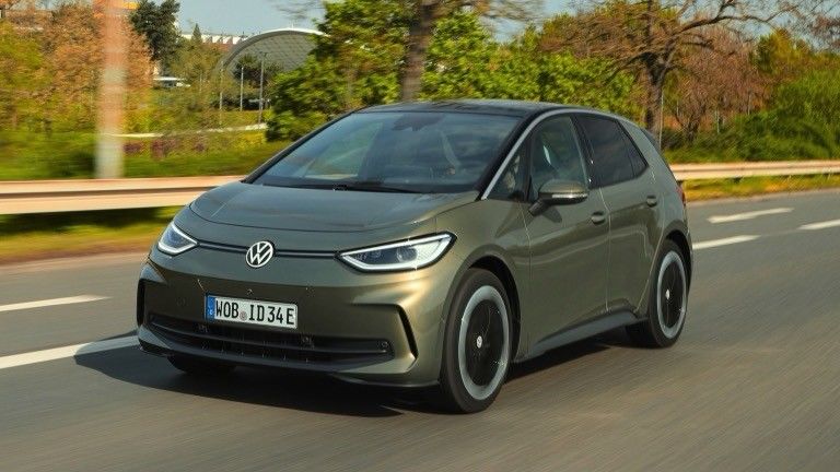 Mobil EV klasik dan terbaru Volkswagen ID 3 PRO WLTP 434km RANGE 150kw ((204P.s) Daya motor7.6sec Percepatan 0-100km/h